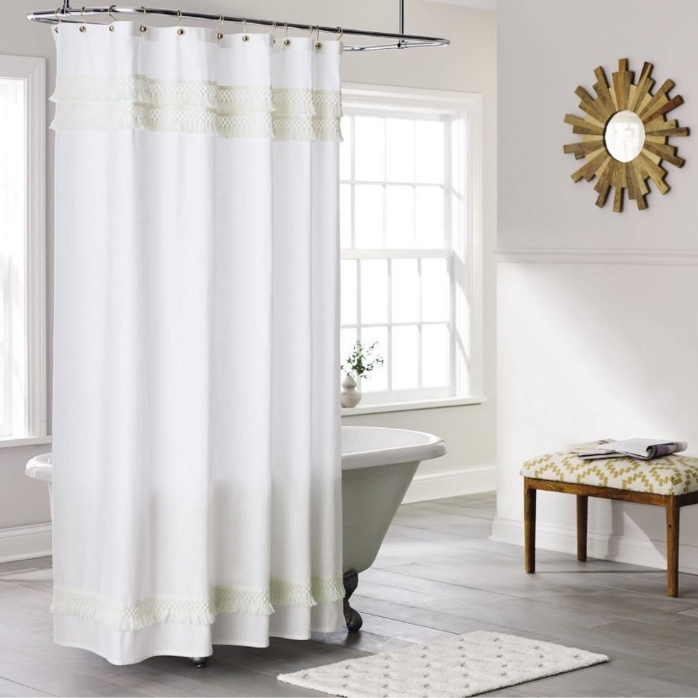 Threshold Macramé Curtain Shower